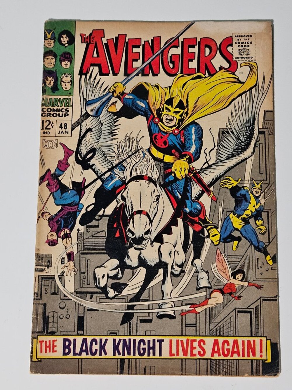 Avengers #48 (Marvel Comics, 1967) 1st App Dane Whitman Black Knight / Aragorn